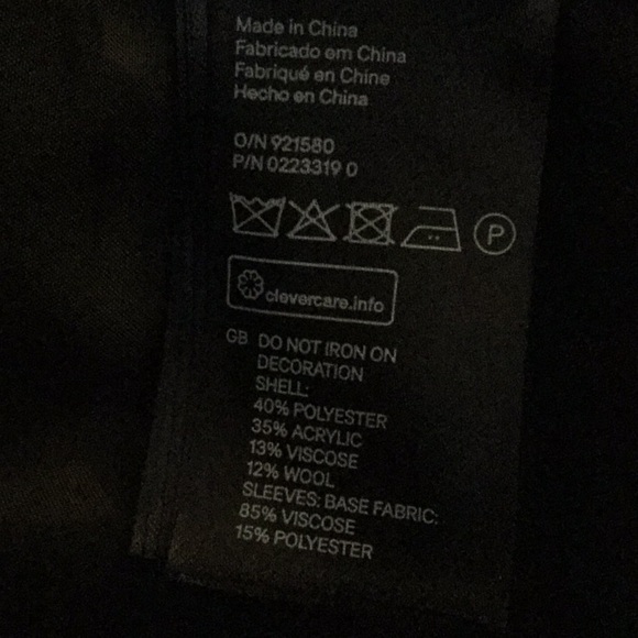 Med warm H&M coat size 4 (12%wool) - Picture 5 of 6